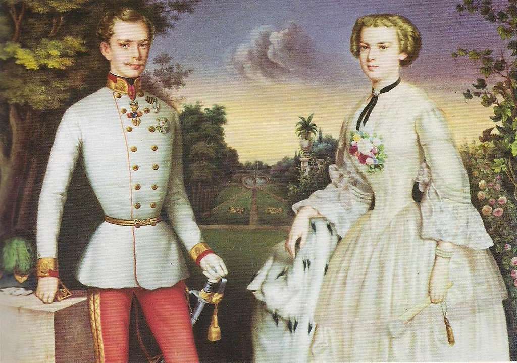 Portrait of Emperor Franz Joseph I and Empress Elisabeth