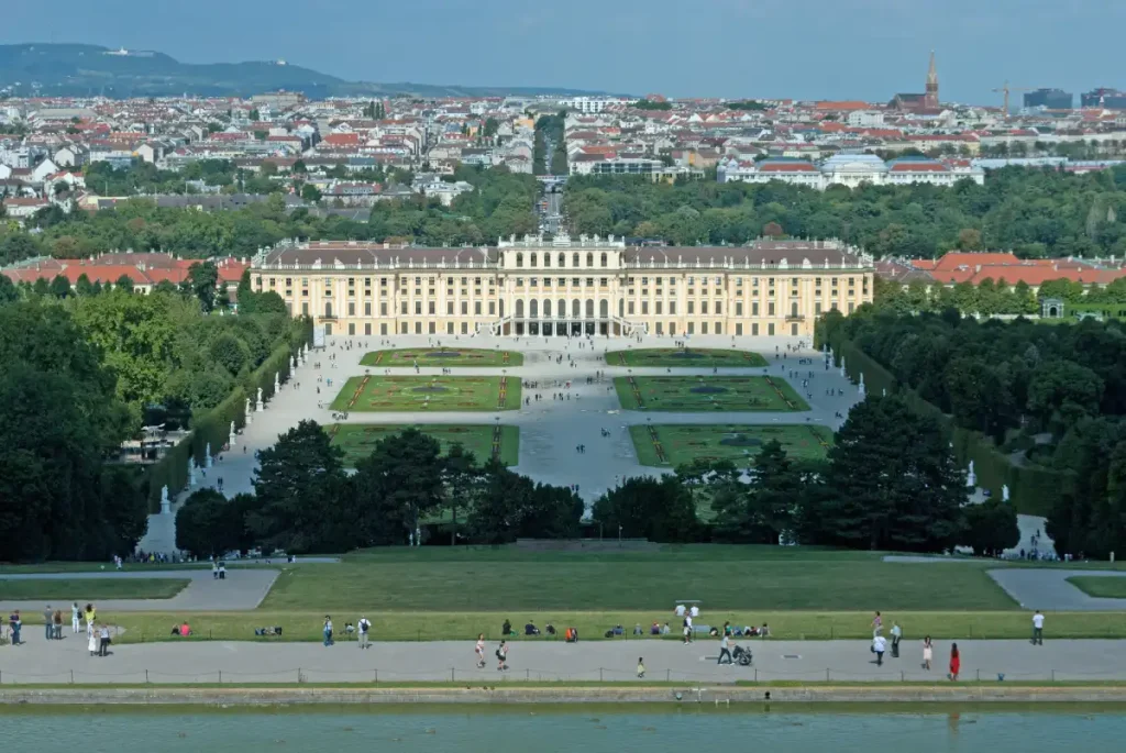 Panoramic view from Schönbrunn Gloriette
